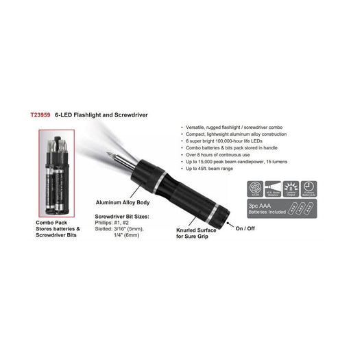 Ampro Screw Driver Flash Light — image 1