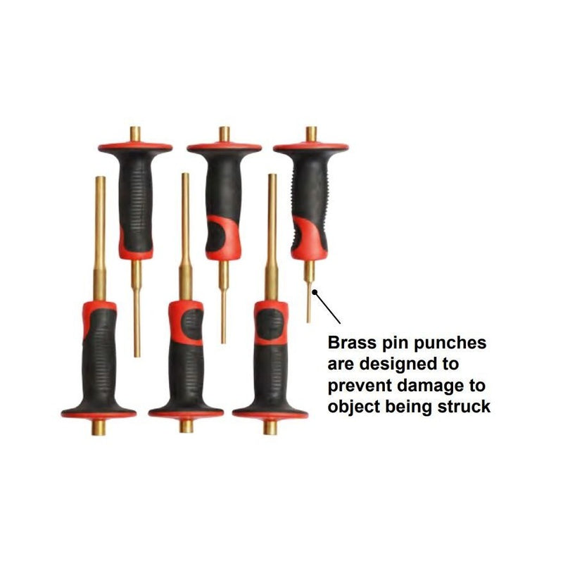 Ampro Brass Pin Punch Set — image 1