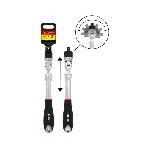 Ampro 3/8" Drive Extendable Ratchet T29929 — image 1