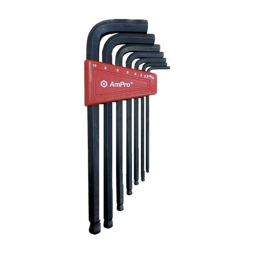 Ampro Metric Ball Point Hex Wrench Set 7 Piece T73006 — image 1
