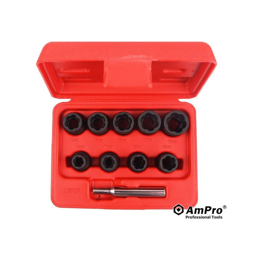 Ampro 1/2" Drive Socket Twist Set SOCKET 9 Piece T75746 — image 1