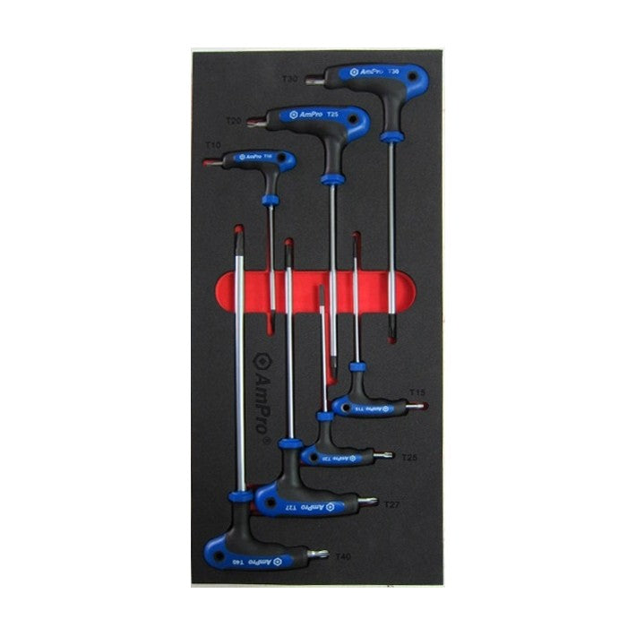 Ampro T Handle Star Wrench Set 7 Piece TS32898 — image 1