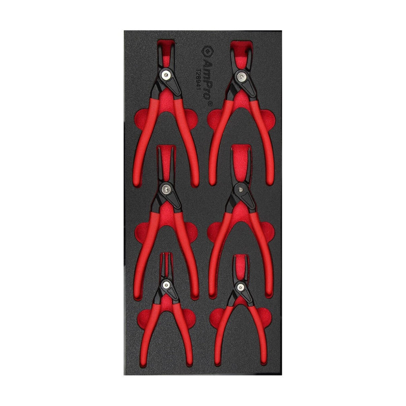 Ampro Industrial Snap Ring Pliers Set 6 Piece TS38941 — image 1