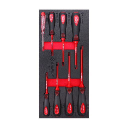 Ampro Insulated Electrical Screwdriver Set 8 Piece TS42193 — image 1