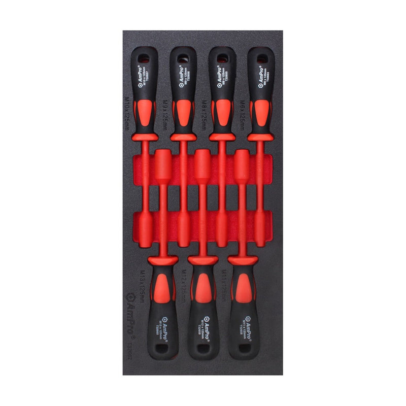 Ampro Insulated Nut Driver Set 7 Piece TS42662 — image 1