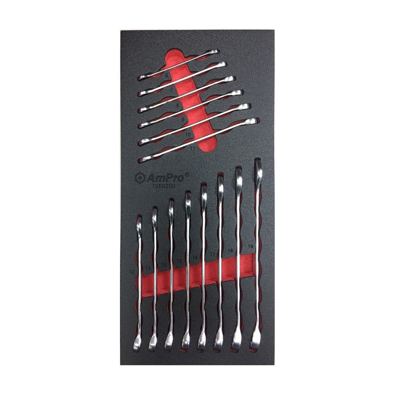 Ampro 6-19mm Combination Wrench Set 14 Piece TS50200 — image 1