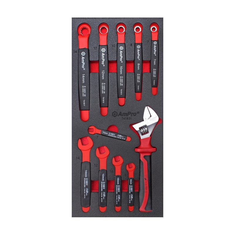 Ampro Carded 11P Insulated Wrench TS51831 — image 1