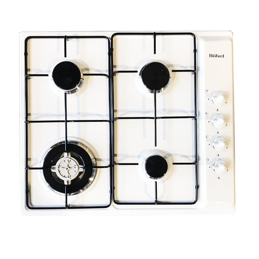 Nobel 60Cm Gas Cooktop White ZNF4CTAWH — image 1